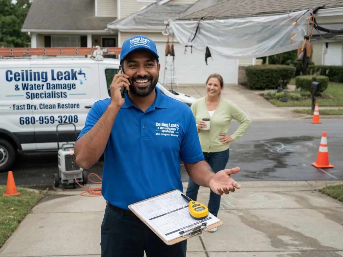 Ceiling Leak Cleanup Shiner, TX FAQs